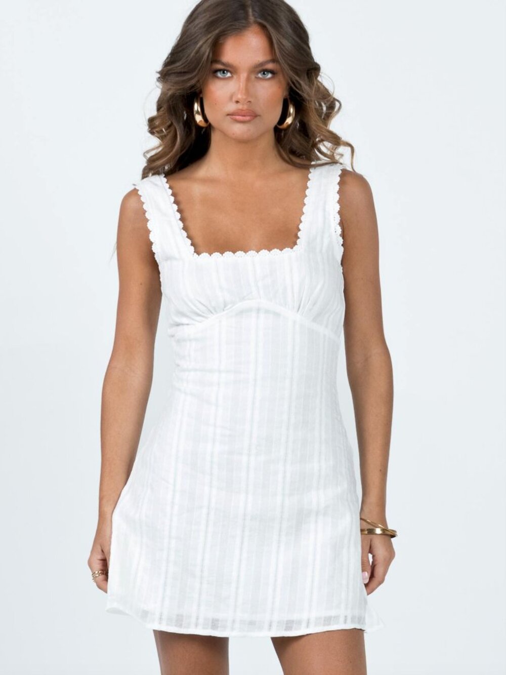 Princess Polly Dasha Mini Dress White